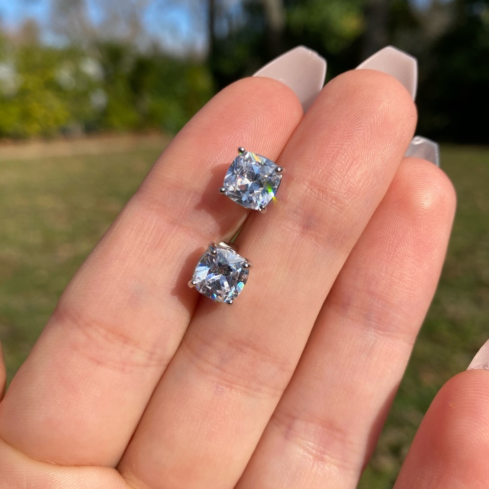 NEW 925 silver stud earrings - Picture 7 of 7